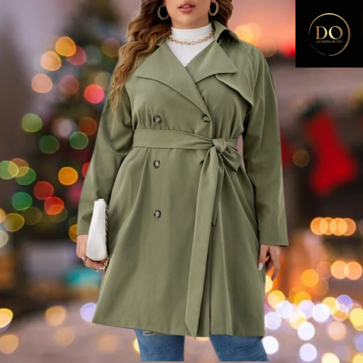 [8286] Gabardina American Eagle C Verde Militar T XL