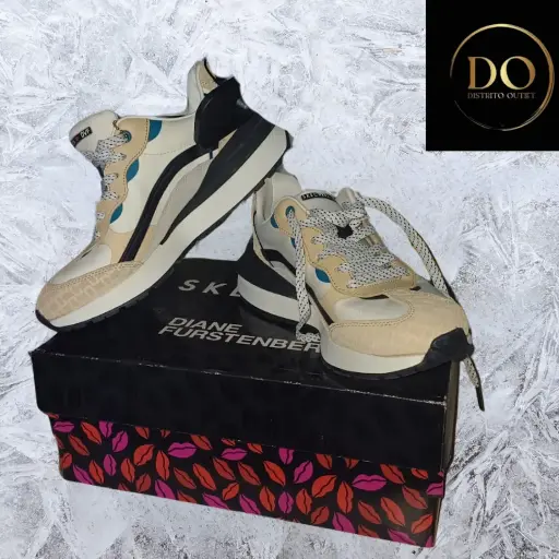 [9047] Tenis SKECHERS DVF C Crema T 23