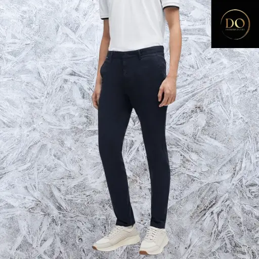 [8720] Pantalon Hugo Boss C Azul marino T 34x 30