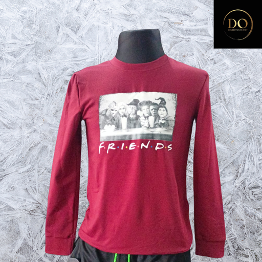 [MTG1] Sudadera  Friends C Guinda T S