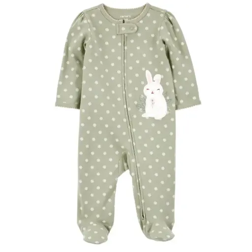[7157] Mameluco Carter's C Verde T pre 0 meses
