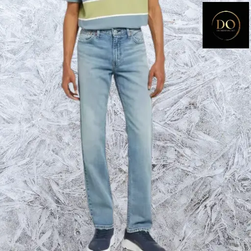 [5166] Pantalon de Mezclilla Levis C Azul cielo T 32w x 34l