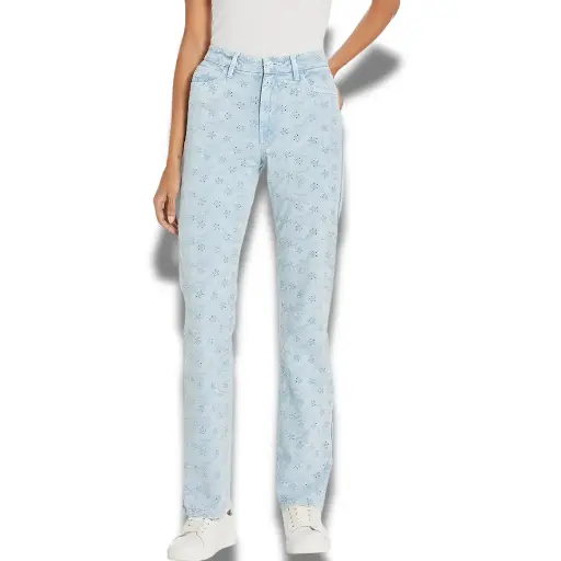 [2844] pantalon de mezclilla guess C Azul cielo T 26w