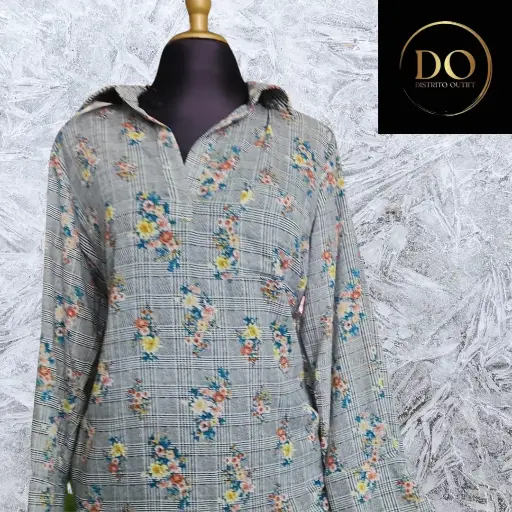 [4165] Blusa  RO&DE C Floral T XL