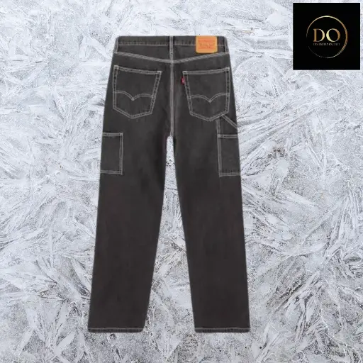 [4246] Pantalon de Mezclilla Levis C Gris T 34w x 30l