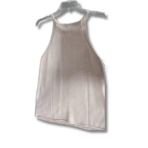 [3KJF] Blusa Tejida Sin Mangas C Salmon T S