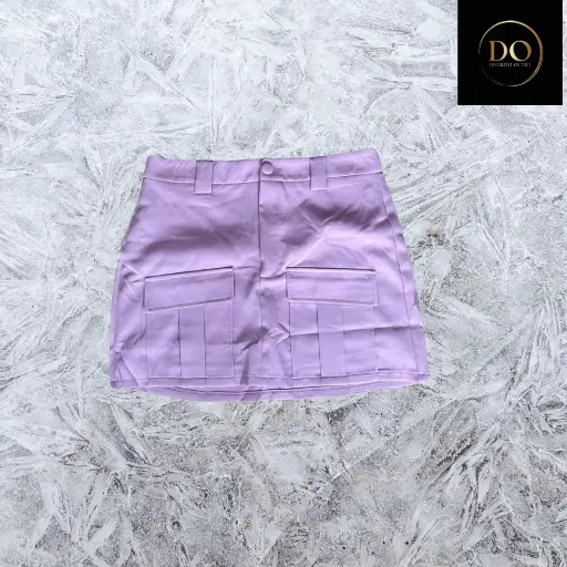 [9020] Short Falda Forever 21 C Lila T S