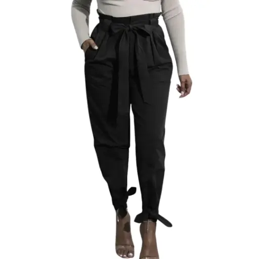 [9373] Pantalon Social Standard C Negro T S