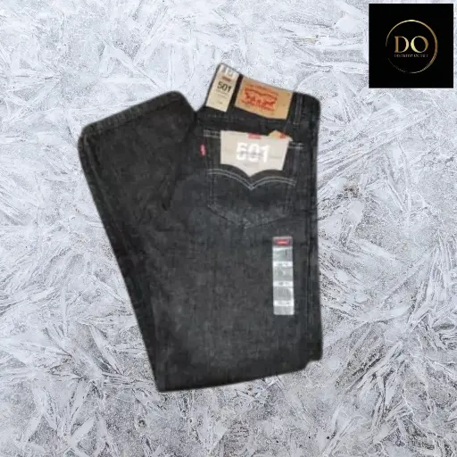 [7718] Pantalon de Mezclilla Levis C Negro T 36w x 32l