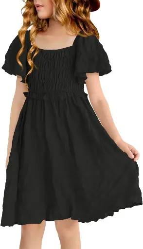 [WA9B] VestidoEXLURA C Negro T M