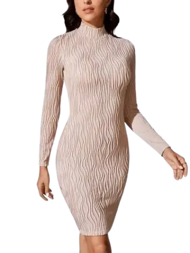 [3536] Vestido Shein  C Rosa T L