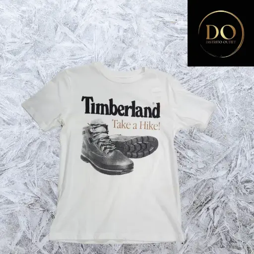 [9024] Playera Timberland C Blanco T M