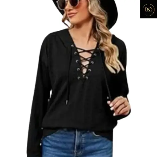 [1061] Sudadera AERIE C Negro T XS