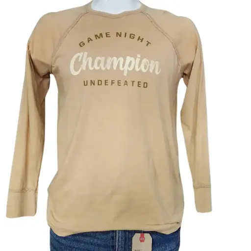 [7634] Playera Aerie C café T XS