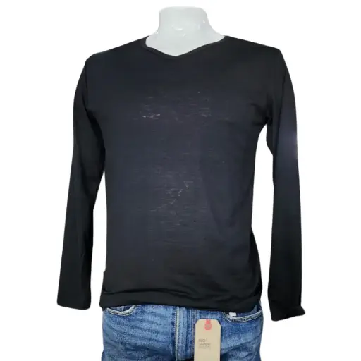 [1204] Playera Coofandy C Negro T S