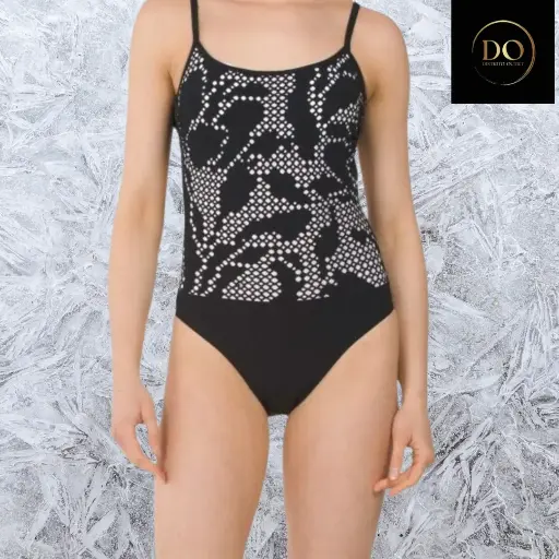 [438] playera Traje de baño  C Negro T XL