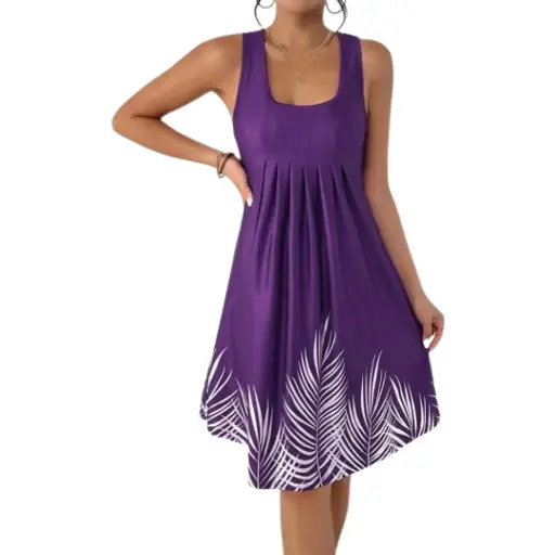[8585] Vestido Shein  C Morado T L