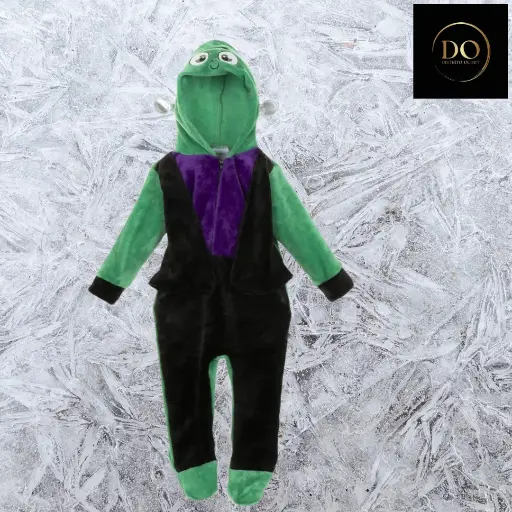 [232478] Mameluco Frankenstein C negro verde T 6M 