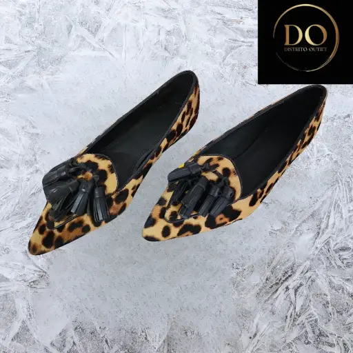 [887311] Zapatilla Ralph Lauren C Leopardo T 23.5
