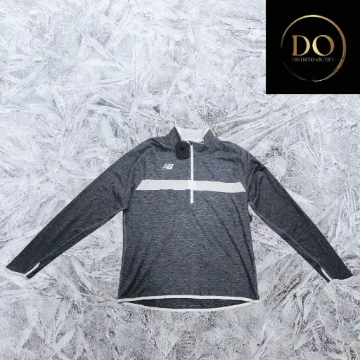 [727842] Sudadera NEW BALANCE C Gris T L