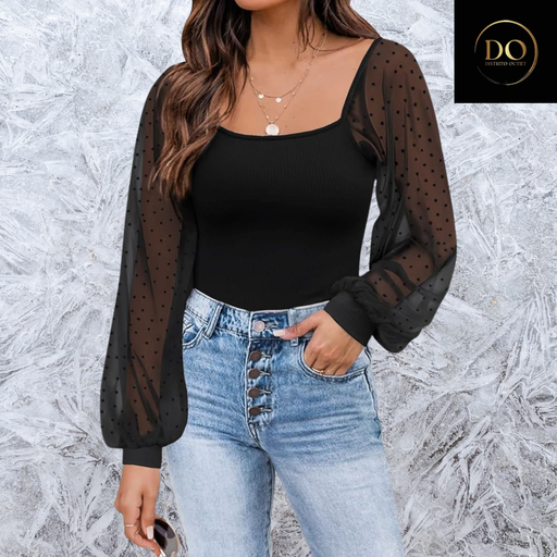 [573546] Blusa Doruse C Negro T XL