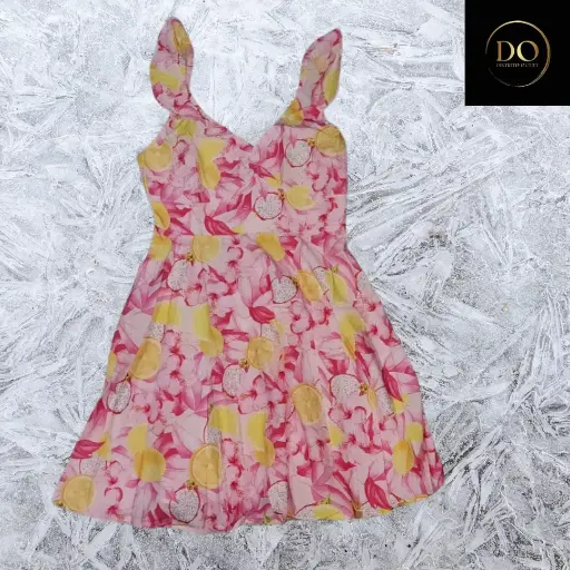[500402] Vestido MISS MIA MIA C Rosa frutas T L