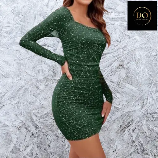 [13101] Vestido Mxrag C Verde T S 