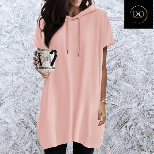 [101148] Vestido sudadera Dokotoo C Rosa T L