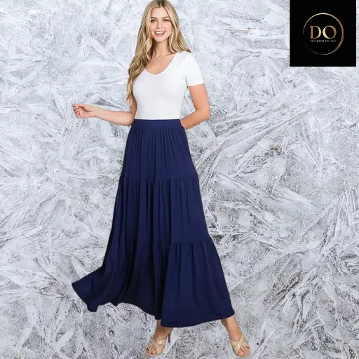 [101150] Falda C Azul marino T M