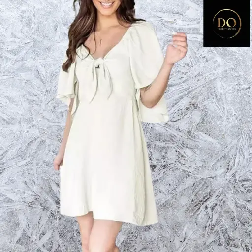 [101158] Vestido Dokotoo C Crema T L