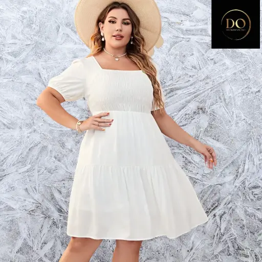 [101161] Vestido C Crema T S