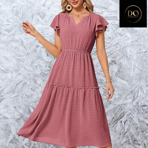 [101181] Vestido Fashion C Palo de rosa T M