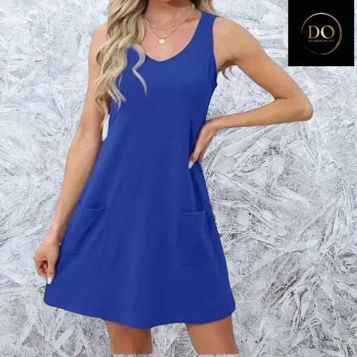 [101182] Vestido Lillisory  C Azul T XL