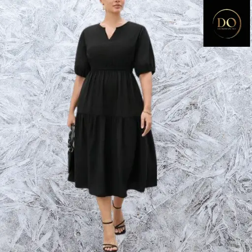 [101188] Vestido Messbebe C Negro T S