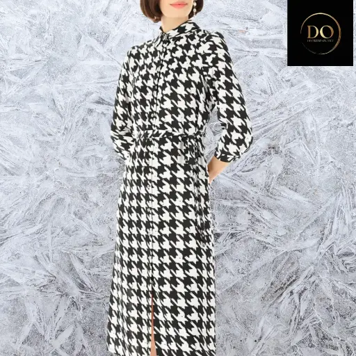 [101197] Vestido C Blanco - Negro T M