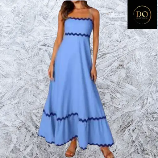 [101199] Vestido  Fashion C Azul T M