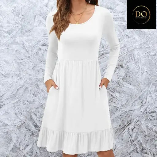 [101208] Vestido Hujoin C Crema T S