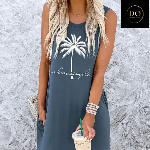[101210] Vestido Saukole C Azul T XL