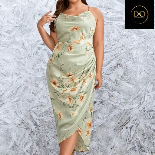 [113112] Vestido Floerns C Verde T XXXL