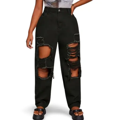 [101288] Pantalon Shein C Negro T XL