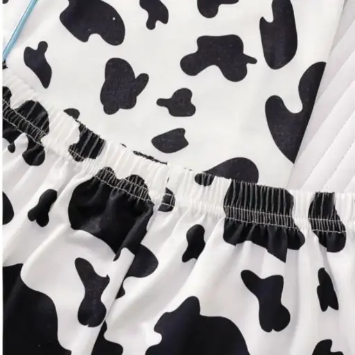 [114131] Pijama  C Blanco- Negro T XL