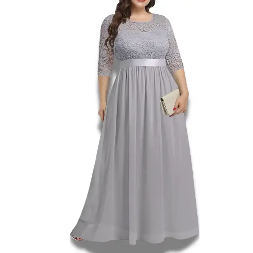 [000004] Vestido Everoprety C Gris T L
