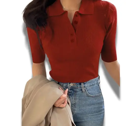 [101388] Blusa  Dazy  C Marron T XS