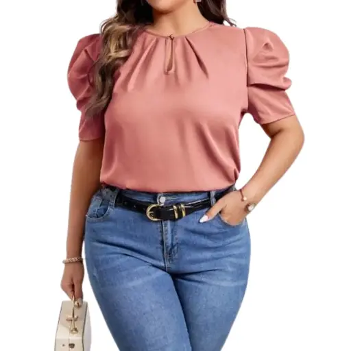 [101436] Blusa Shein C Palo de rosa T XL