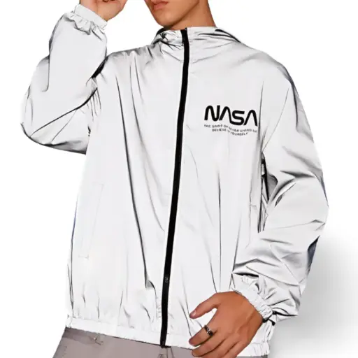 [401112] Chamarra  Shein Nasa C Gris T M