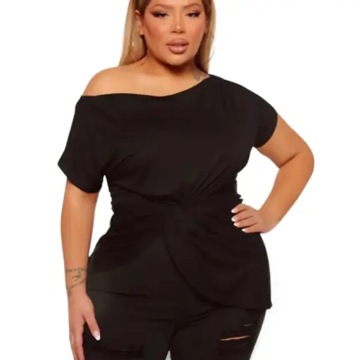 [101481] Conjunto Blusa Pantalon Shein C Negro T 4XL