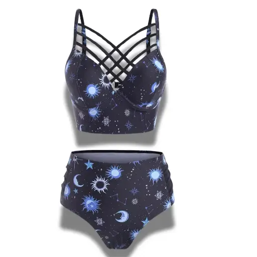 [115132] Traje de baño 2 piezas C Azul marino T XL