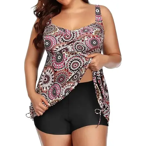 [115152] Traje de baño 2 pieza C Varios colores T 2XL