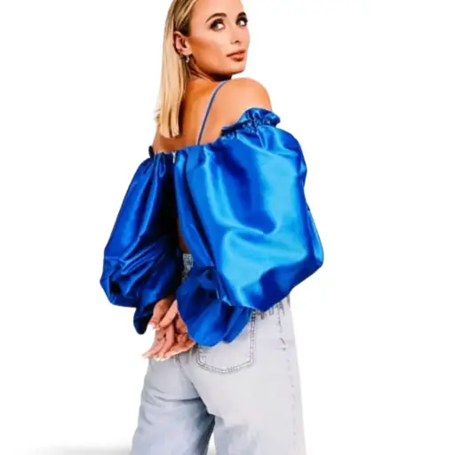 [106571] Blusa HYFVE C Azul Rey T S