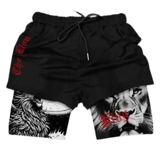 [401114] Short con licra Manfinity C Negro T M